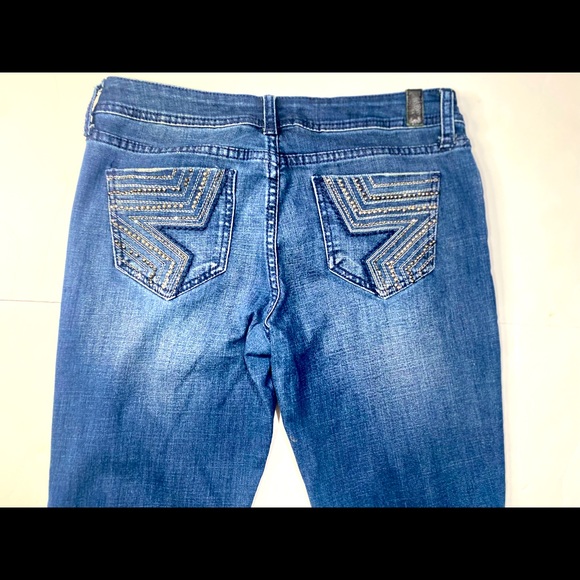People’s Liberation Studded Star Pockets Slightly Distressed Jeans Size 29 - Picture 5 of 16